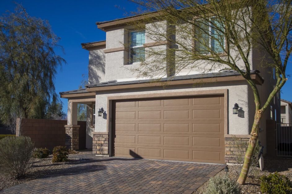 front view of house in usa