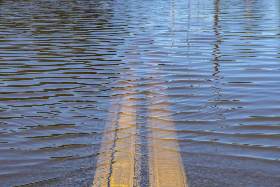 high water street flooding